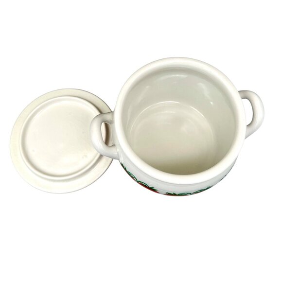 Arabia of Finland Strawberry Jam Jar Pot w/Lid Pomona Raija Uosikkinen 1960's - Picture 7 of 10